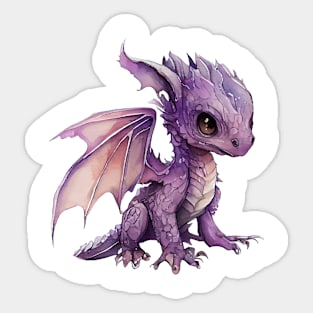 Purple dragon Sticker